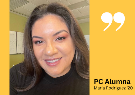 Headshot of Maria Rodriguez (PC Class of 2020)