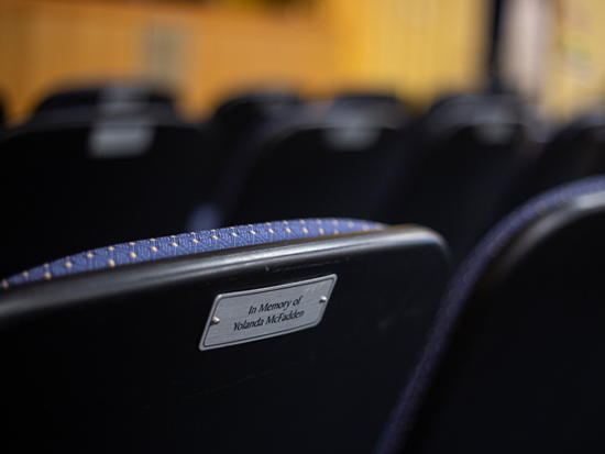 Bulpitt Auditorium Seat Plaques